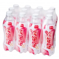 百乐洋汽饱饱白桃味苏打气泡水480ml